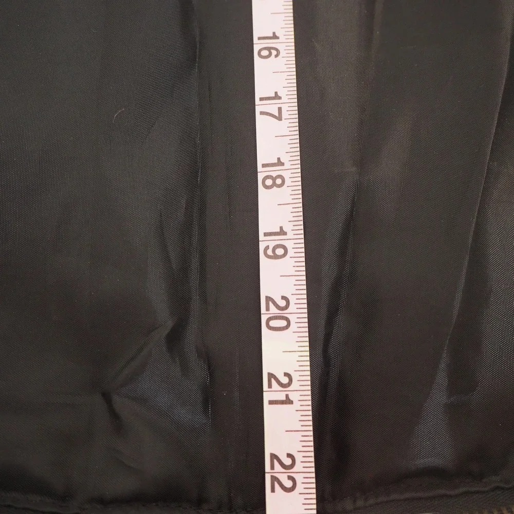 J.Crew Black Leather & Canvass Garment Bag Carry On Luggage Shoulder Strap